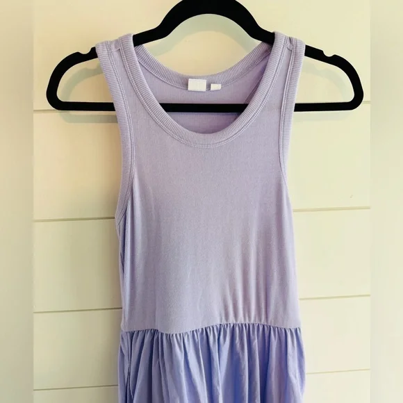 GAP Sleeveless Lavender Midi Dress, Size Medium - Picture 3 of 8